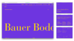 Bauer Bodoni のフォント詳細画面